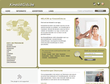 Tablet Screenshot of kinesistgids.be